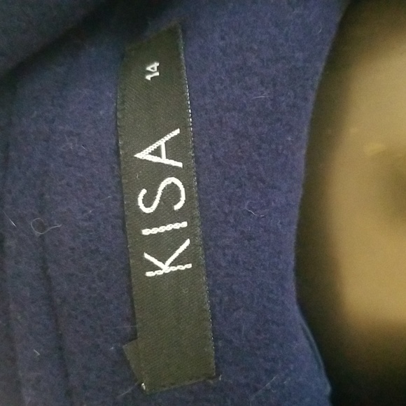 Super Soft KISA deep blue coat 14 XL - Picture 6 of 10
